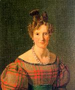 Constantin Hansen Portrait of Caroline Sophie Moller oil